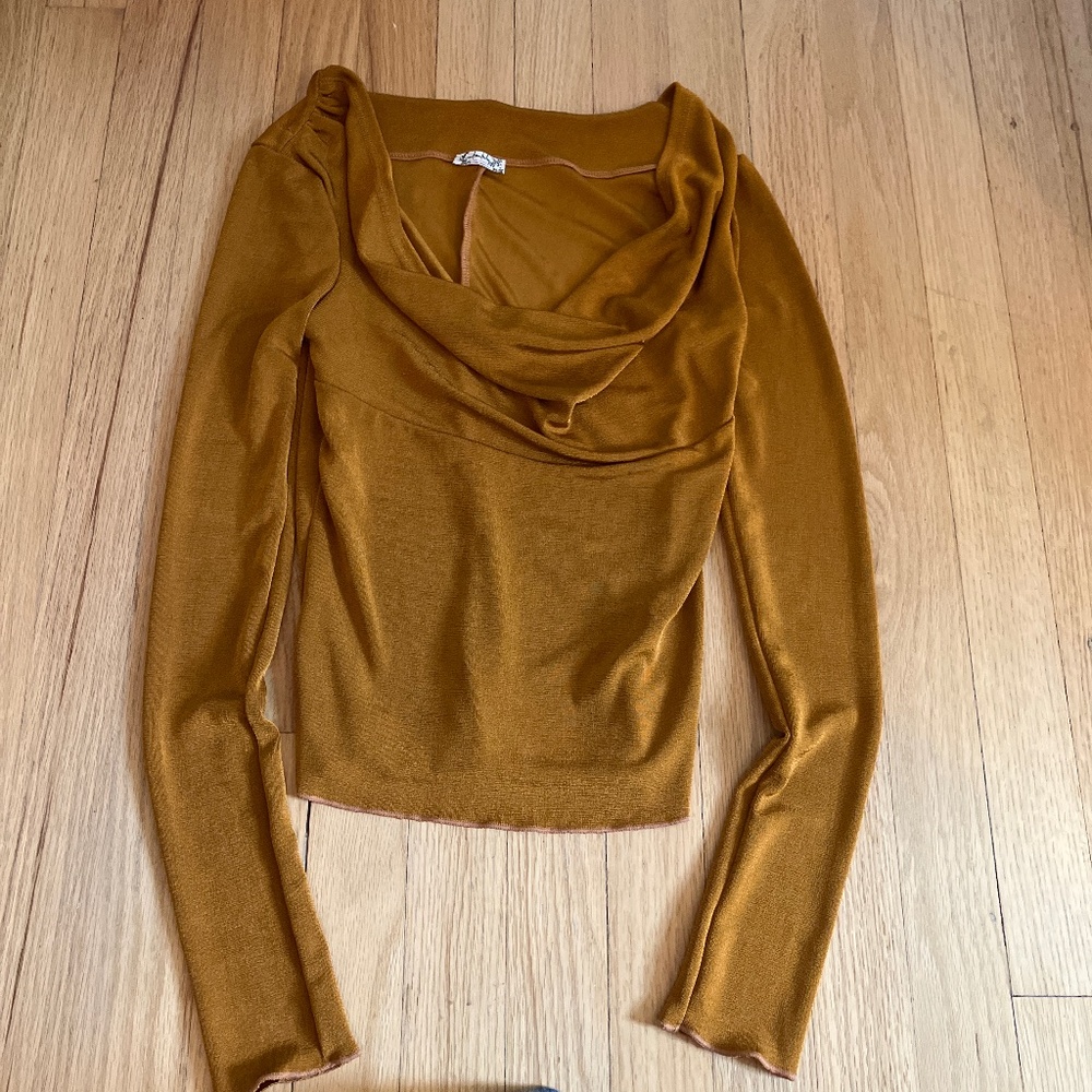 XS-TP Bronze free people blouse